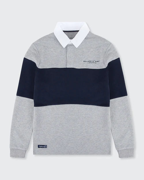 Rugby Shirt - Grey Stripe