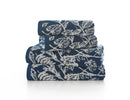 Secret Garden Towel - Navy