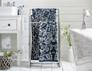 Secret Garden Towel - Navy