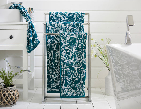 Secret Garden Towel - Teal