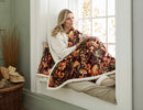 Electric Heated Sherpa Throw - Wine