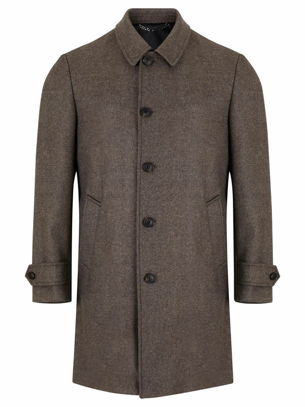 Edwards Coat - Taupe/mink