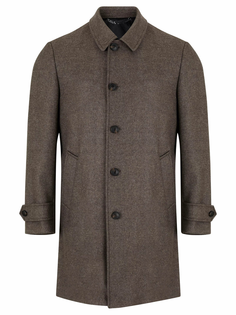 Edwards Coat - Taupe/mink
