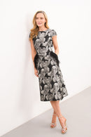 Diana Dress - Silver Flower