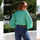 Doreen Wide Leg Jean - Mid Blue