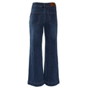 Doreen Wide Leg Jean - Mid Blue