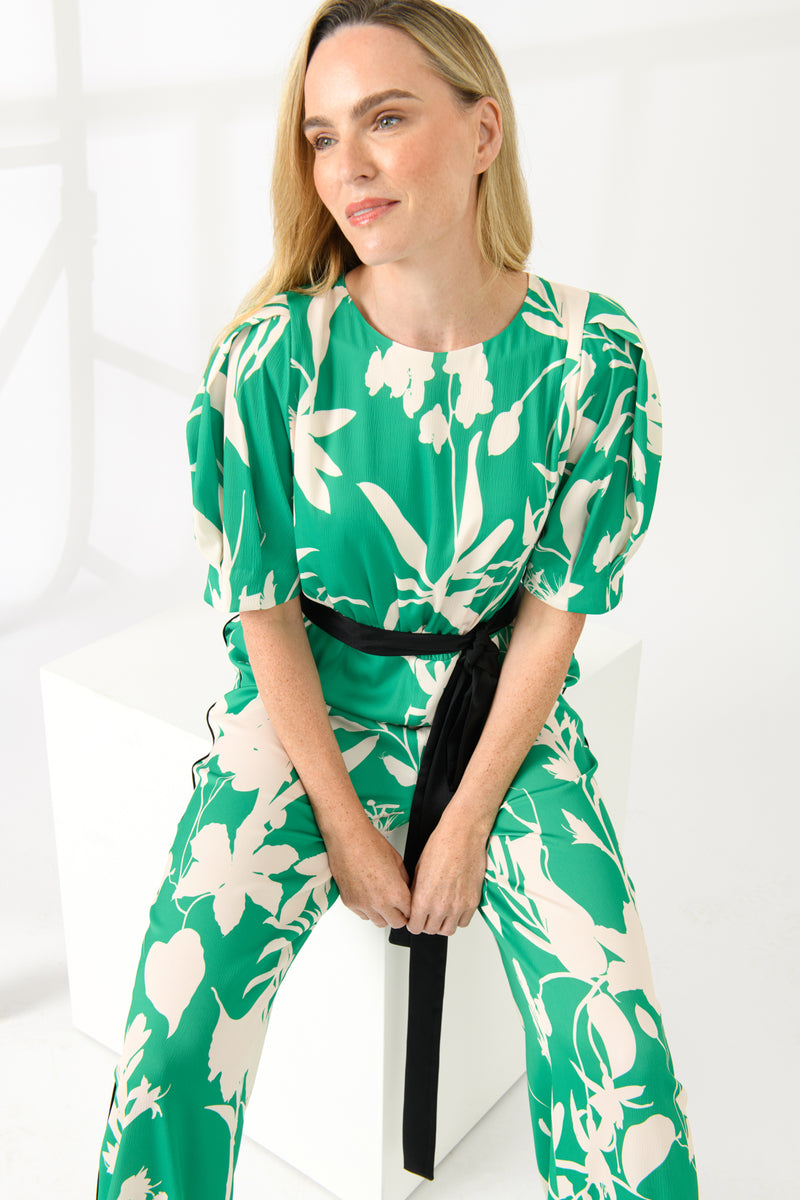 Danny Jumpsuit - Green Leaf