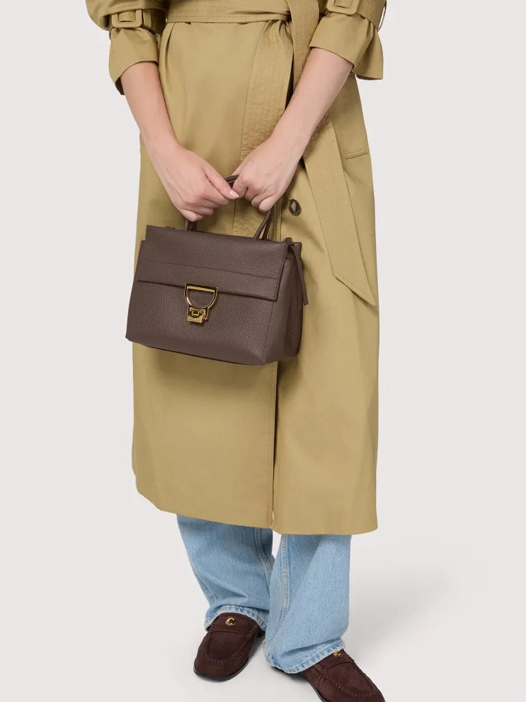 Grained Leather Handbag - Ribes