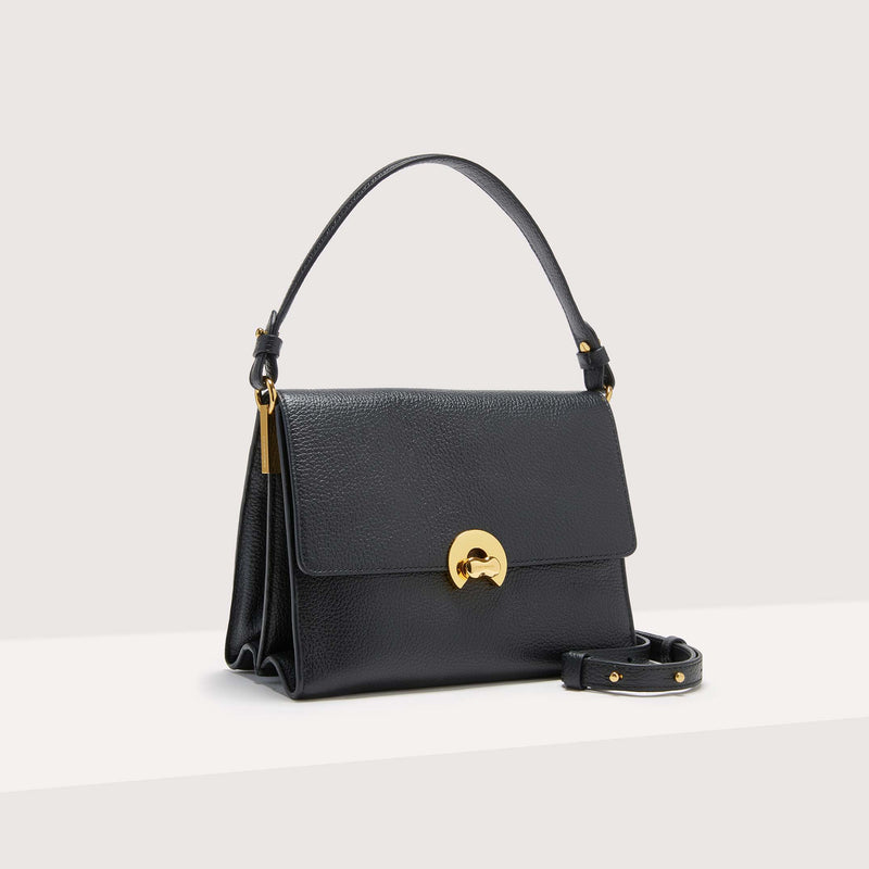Leather Handbag - Black