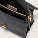 Leather Handbag - Black
