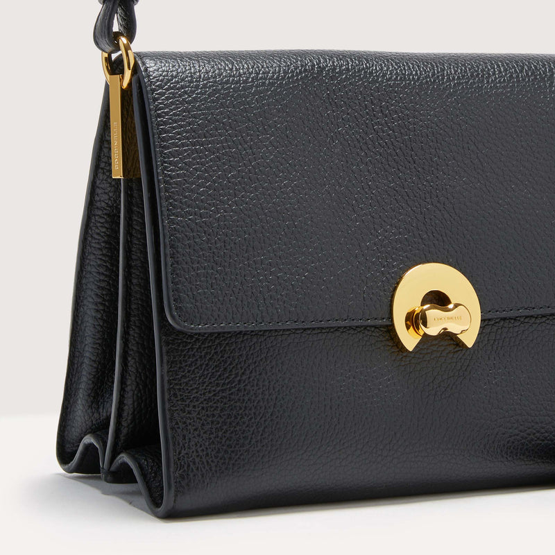 Leather Handbag - Black
