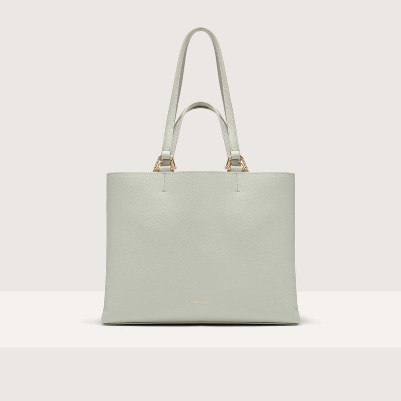 Leather Handbag - Celadon Green