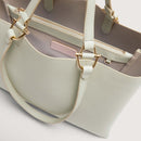 Leather Handbag - Celadon Green