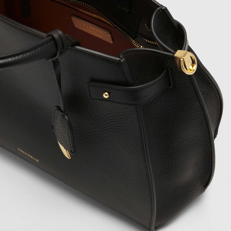 Leather Handbag - Black