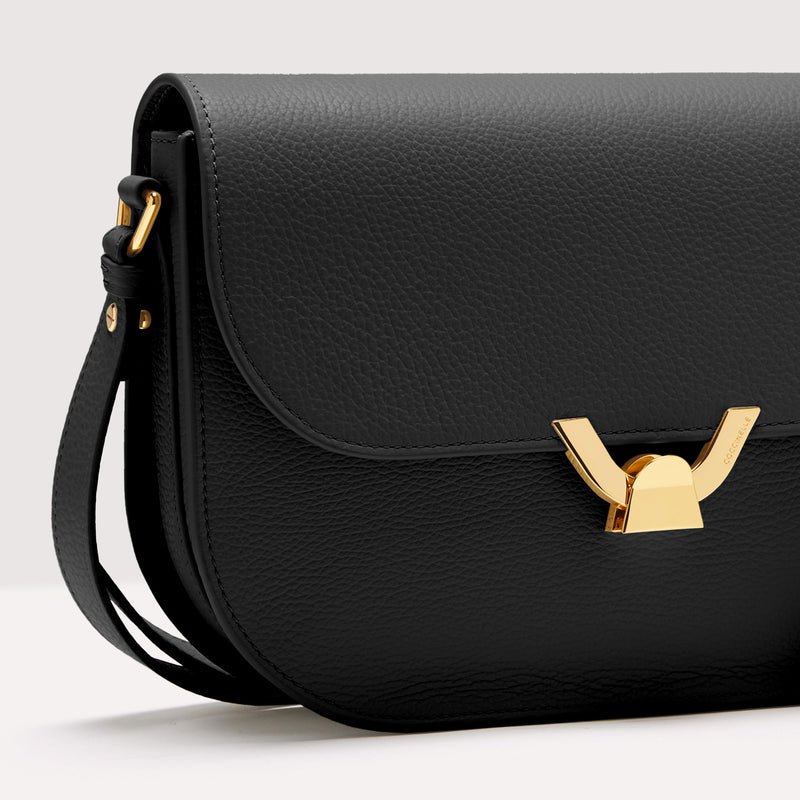 Leather Handbag - Black