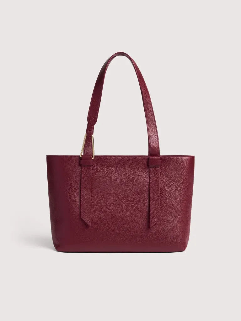 Grained Leather Handbag - Ribes