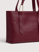 Grained Leather Handbag - Ribes