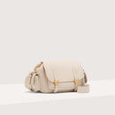 Grained Leather Handbag - Lambskin White
