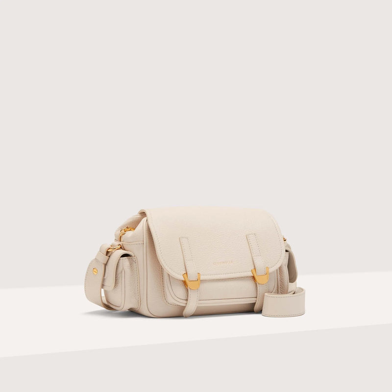 Grained Leather Handbag - Lambskin White