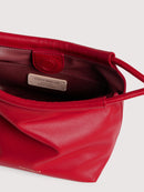 Smooth Leather Handbag - Scarlet