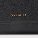 Grainy Leather Purse - Black