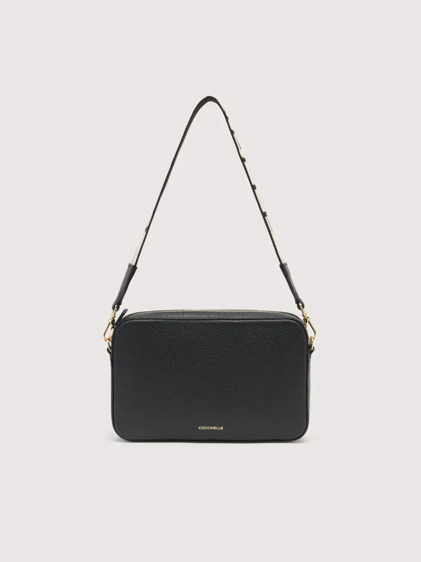 Grained Leather Mini bag - Black