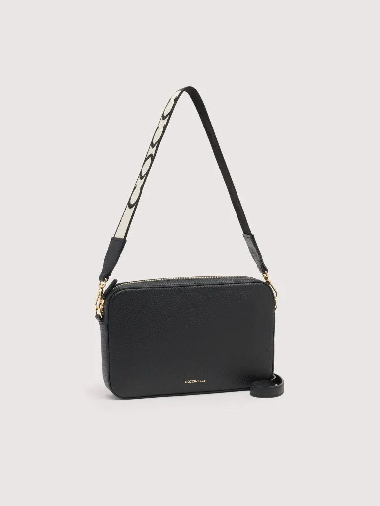 Grained Leather Mini bag - Black