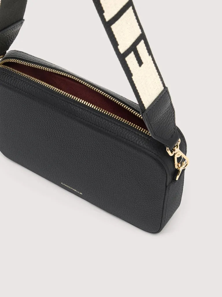 Grained Leather Mini bag - Black