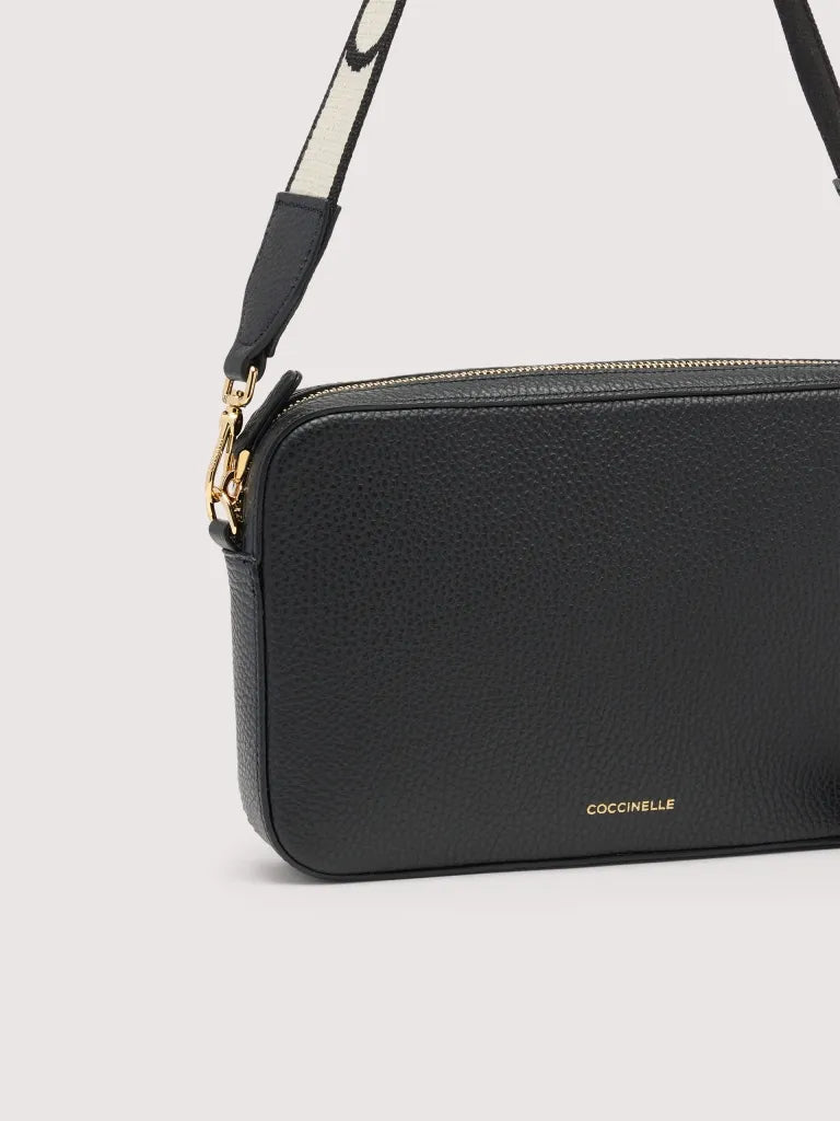 Grained Leather Mini bag - Black