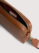 Grained Leather Mini bag - Cognac