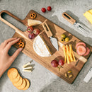 2 Piece Acacia Wood Serving Board Set