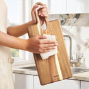 2 Piece Acacia Wood Serving Board Set