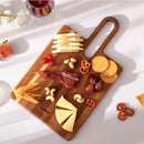2 Piece Acacia Wood Serving Board Set