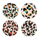 Ceramic Coaster Set Of 4 Leopard