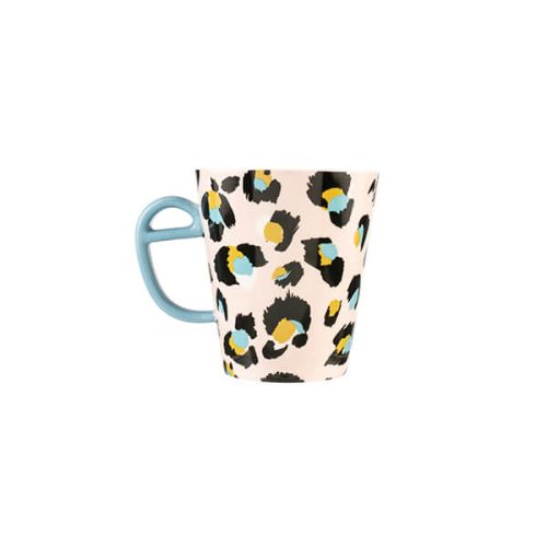 Tall Mug - Pink Leapord