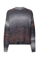 Round Neck Jumper - Aubergine