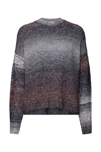 Round Neck Jumper - Aubergine