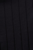 Rib Turtle Neck Jumper - Black