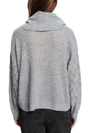 Hi Neck Jumper - Medium Grey