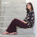 Edelle Bootcut Cord Jean - Plum