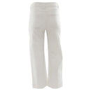 Enid Crop Wide Leg Jean - Soft White