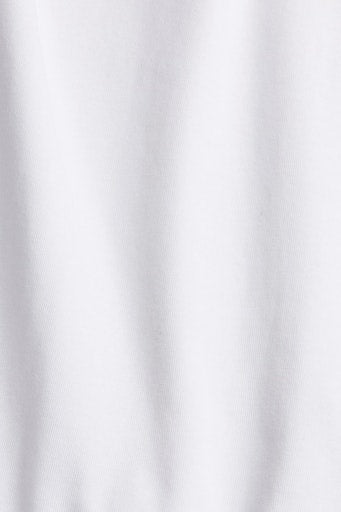 Turn Up Cuffs T-Shirt - White