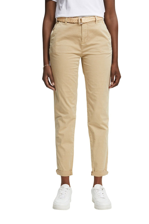 Casual Belted Chino - Sand