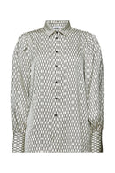 Casual All Over Print Shirt - Black