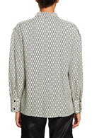 Casual All Over Print Shirt - Black