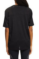 Sport Knot Hem T-Shirt - Black
