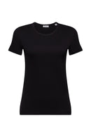 Casual Round Neck T-Shirt - Black
