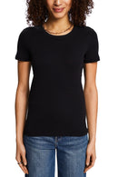 Casual Round Neck T-Shirt - Black