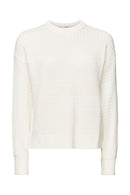 Casual Round Neck Top - Ice