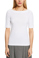 Casual Slash T-Shirt - White